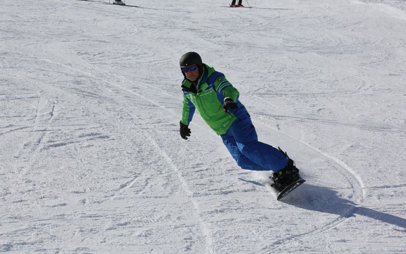 Snowboard course alpine sports Obergurgl